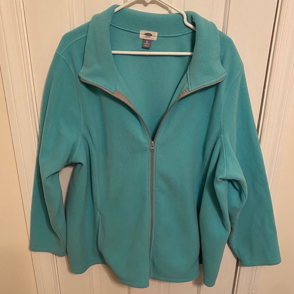 Turquoise Fleece Jacket